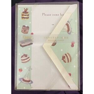 Invitations & Envelopes 2) boxes of 8 Chocolat Design Chocolate Party Cakes